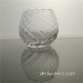 Custom Clear Glass Gläser für Kerzenhalter